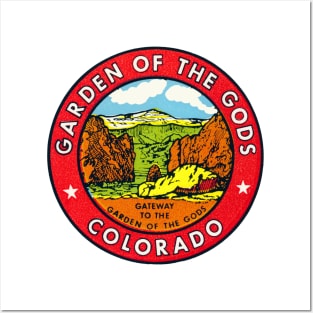 1950 Garden of the Gods Colorado Posters and Art